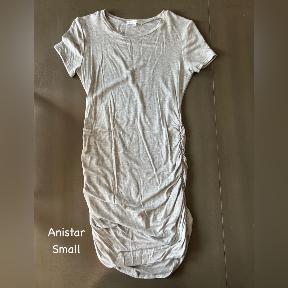 Gray Ruched Women’s Dress
